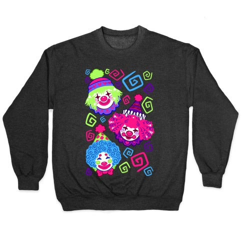 Kawaii Clowns Crewneck Sweatshirt